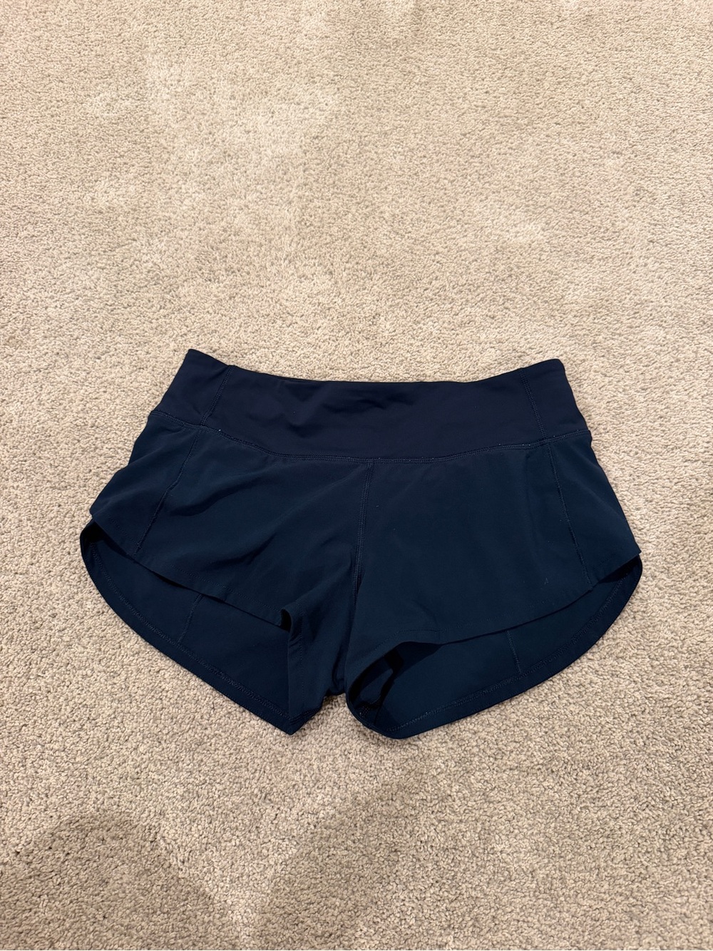 lululemon athletica Navy Performance Running Shorts